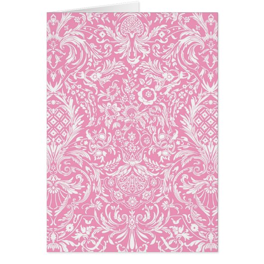 明るい赤紫色ピンクパイナップルビクトリアンヴィンテージダム (正面)