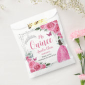 明るい赤紫色ピンクフローラプリンセスシルバーキンセアニラ15 フェイバーバッグ (封をした状態)