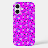 明るい赤紫色ピンクフローラ花4ソフィア Case-Mate iPhoneケース (裏面)