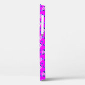 明るい赤紫色ピンクフローラ花4ソフィア Case-Mate iPhoneケース (裏面 / 左)