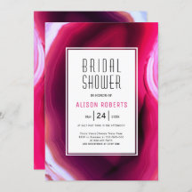 明るい赤紫色ピンク酸結婚エステルブライダルシャワー