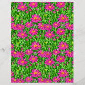 明るい赤紫色ピンク野の花 (正面)