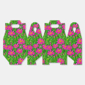 明るい赤紫色ピンク野の花 フェイバーボックス (見開き)