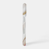 明るい赤紫色ピンク金ゴールド iPhone 16ケース (右側面)