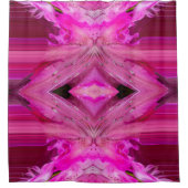 明るい赤紫色ファンタジー シャワーカーテン (正面)