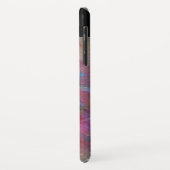 明るい赤紫色ブルー抽象芸術ピンクアメジスト宝石 Case-Mate iPhoneケース (裏面/左)