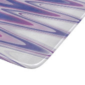 明るい赤紫色ブルー カッティングボード (角)