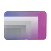 明るい赤紫色ブルー バスマット (正面)