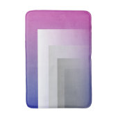 明るい赤紫色ブルー バスマット (正面縦)