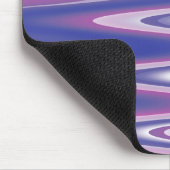 明るい赤紫色ブルー マウスパッド (コーナー)