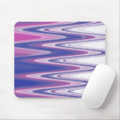 明るい赤紫色ブルー マウスパッド (マウス)