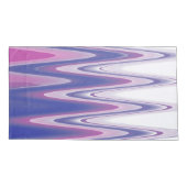 明るい赤紫色ブルー 枕カバー (裏面-左)