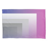 明るい赤紫色ブルー 枕カバー (正面左)