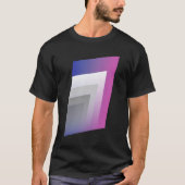 明るい赤紫色ブルー Tシャツ (正面)