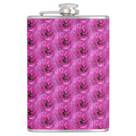 明るい赤紫色ランヌカルスモダン-フローラデザイン フラスク