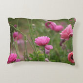 明るい赤紫色ラン アクセントクッション (裏面)