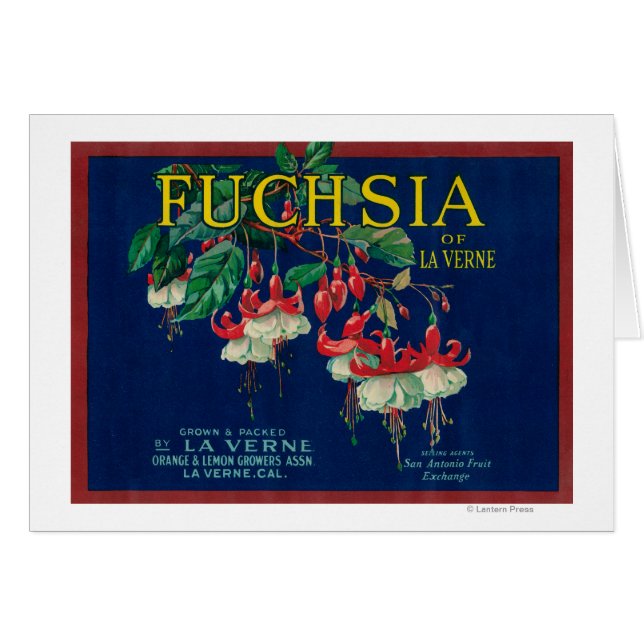 明るい赤紫色レモンラベルラヴェルヌ，カリフォルニア州 (正面横)