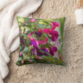 明るい赤紫色園 クッション (ブランケット)