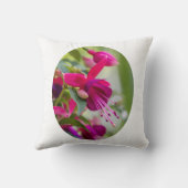 明るい赤紫色園 クッション (裏面)