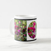 明るい赤紫色園 コーヒーマグカップ (正面左)