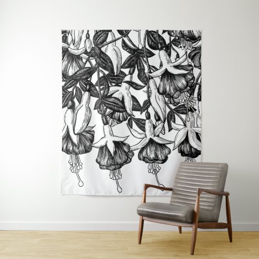 明るい赤紫色園 タペストリー (インサイチュ)