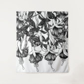 明るい赤紫色園 タペストリー (正面)