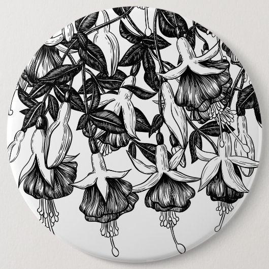 明るい赤紫色園 缶バッジ (正面)