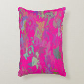 明るい赤紫色夢 アクセントクッション (正面(垂直))