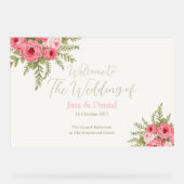 明るい赤紫色夢 アクリルサイン (正面)