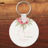 明るい赤紫色夢 キーホルダー (正面)