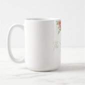 明るい赤紫色夢 コーヒーマグカップ (左)