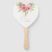 明るい赤紫色夢 ハンドファン (正面)