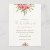 明るい赤紫色夢 ポストカード (正面)