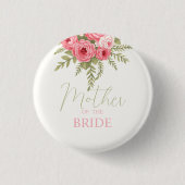 明るい赤紫色夢 缶バッジ (正面)