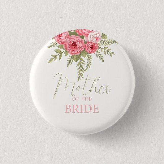 明るい赤紫色夢 缶バッジ (正面)