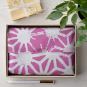 明るい赤紫色幾何学 薄葉紙 (ギフト)