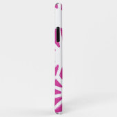 明るい赤紫色幾何学 Case-Mate iPhoneケース (裏面/右)