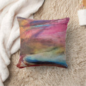 明るい赤紫色式 クッション (ブランケット)