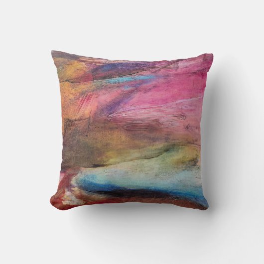 明るい赤紫色式 クッション (正面)