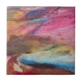 明るい赤紫色式 タイル (正面)