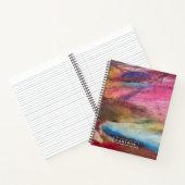 明るい赤紫色式 ノートブック (内部)