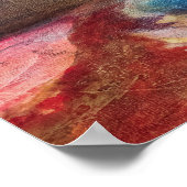 明るい赤紫色式 ポスター (角)