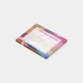 明るい赤紫色式 ポストイット (アングル)