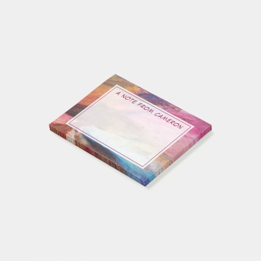 明るい赤紫色式 ポストイット (アングル)