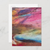 明るい赤紫色式 ポストカード (正面/裏面)