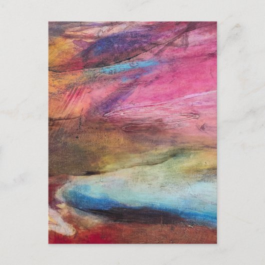 明るい赤紫色式 ポストカード (正面)