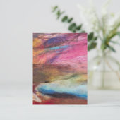 明るい赤紫色式 ポストカード (スタンド正面)