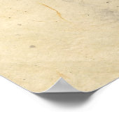 明るい赤紫色抽象芸術水色フローラ ポスター (角)