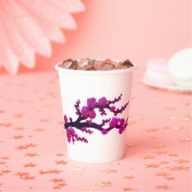 明るい赤紫色桜ブロッサム絵画ズバイサラモトラネス