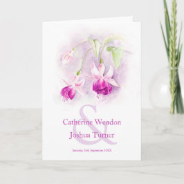 明るい赤紫色水色パープルピンク結婚ズ プログラム